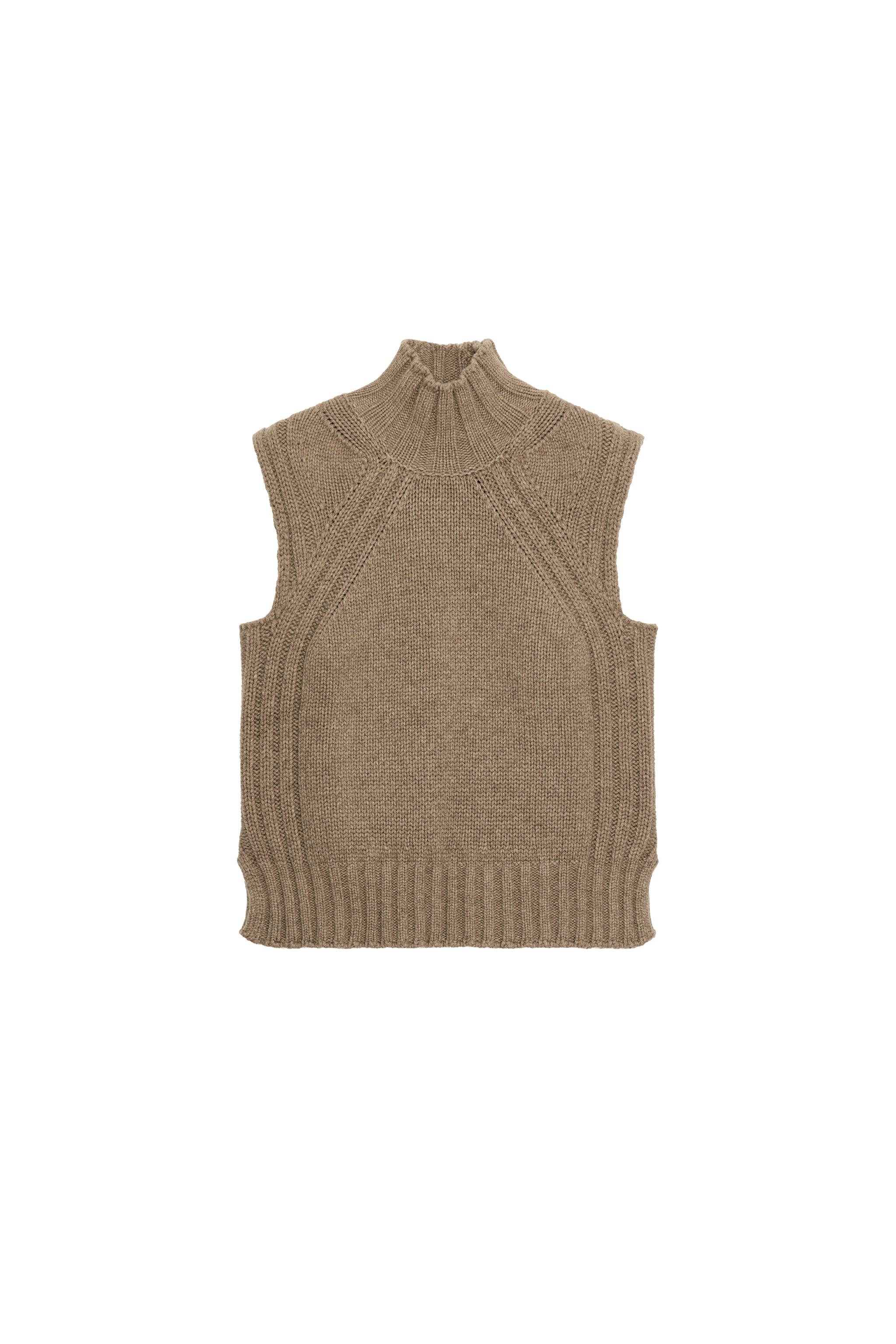Workwear Canvas Insulated Men's Black vest travelers neck BARRETT／high ZAM 専用 Mock-Neck HISEA | Vest トップス