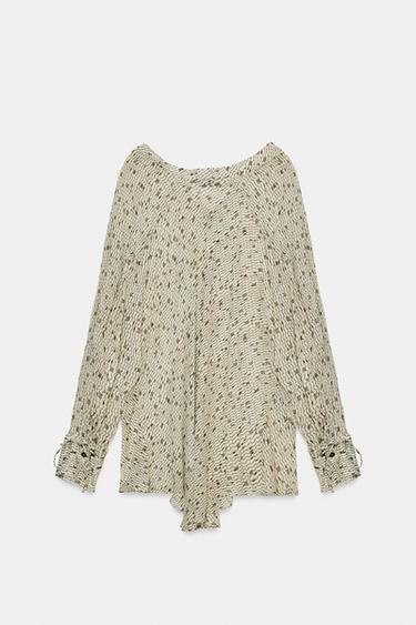 CHEMISE FLUIDE IMPRIMÉE ZW COLLECTION - Multicolore de Zara - Image 8