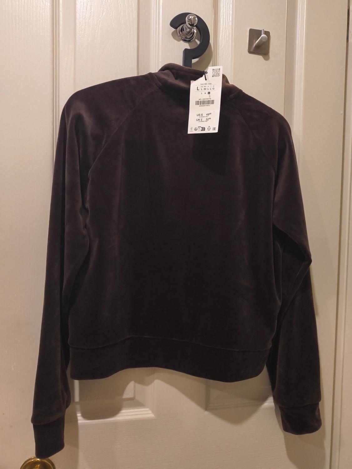 VELVET JACKET WITH TEXT - Image 3