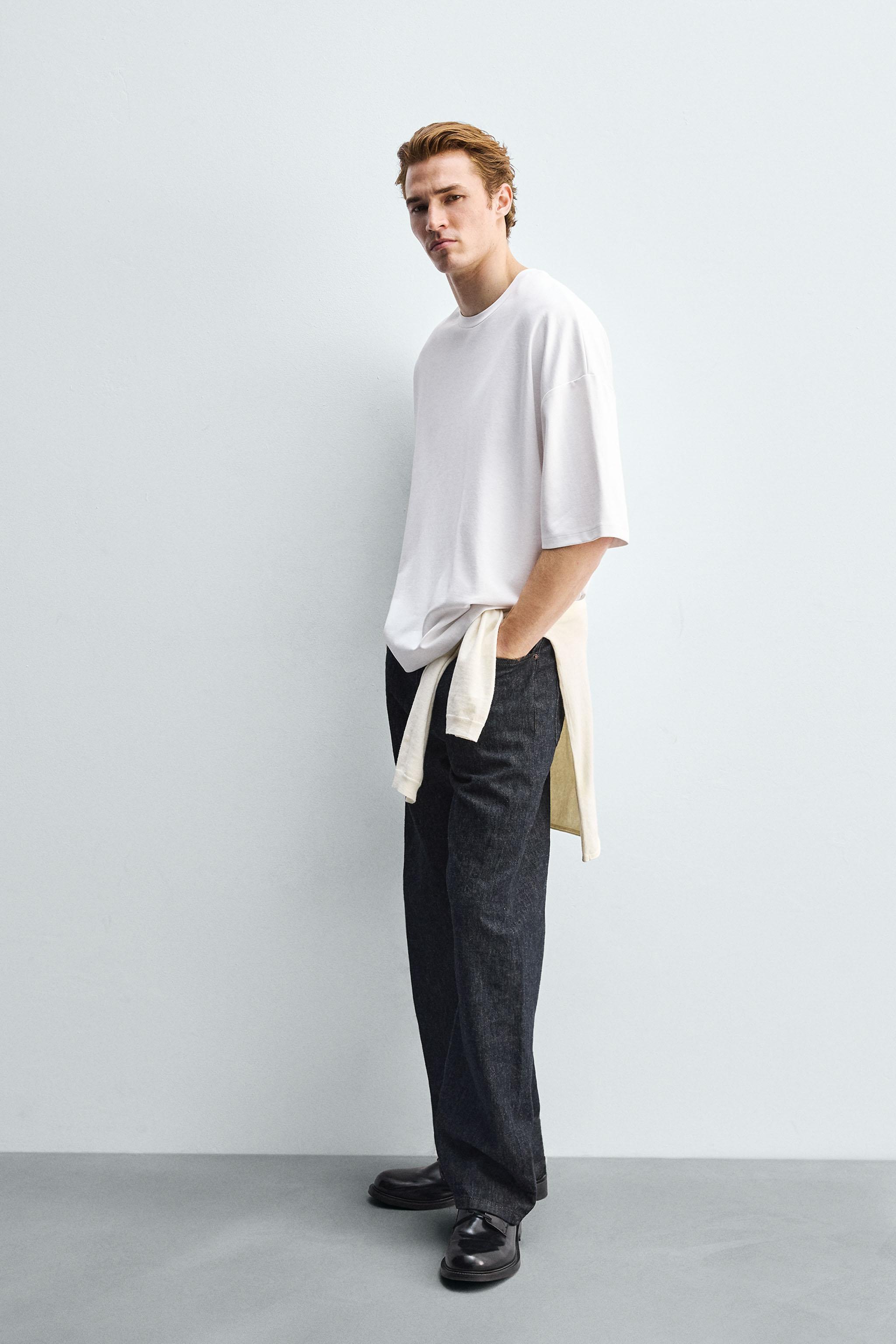 NEOPRENE EFFECT BOXY FIT T-SHIRT