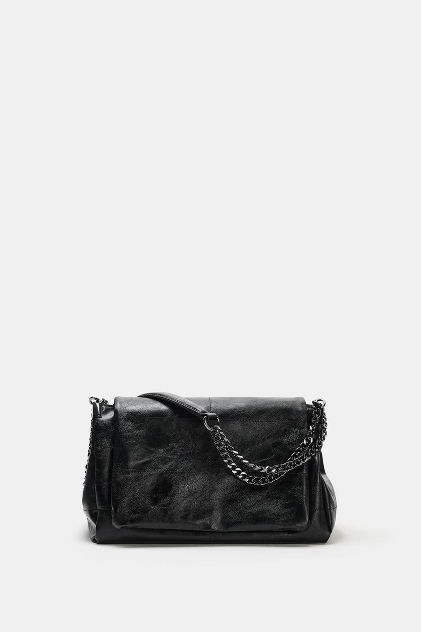 ロック フラップショルダーバッグ - ブラック | ZARA Japan / 日本