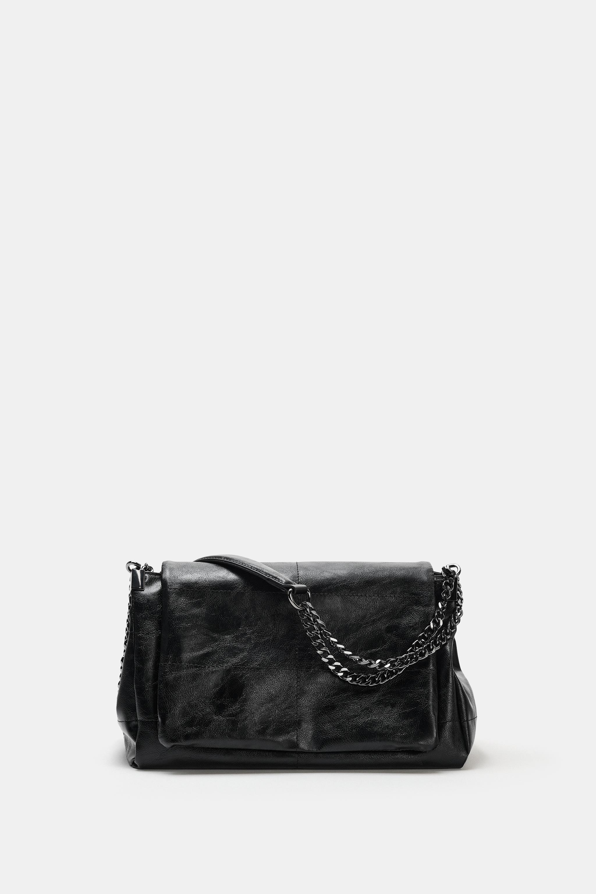Женские сумки Zara ROCK STYLE FLAP SHOULDER