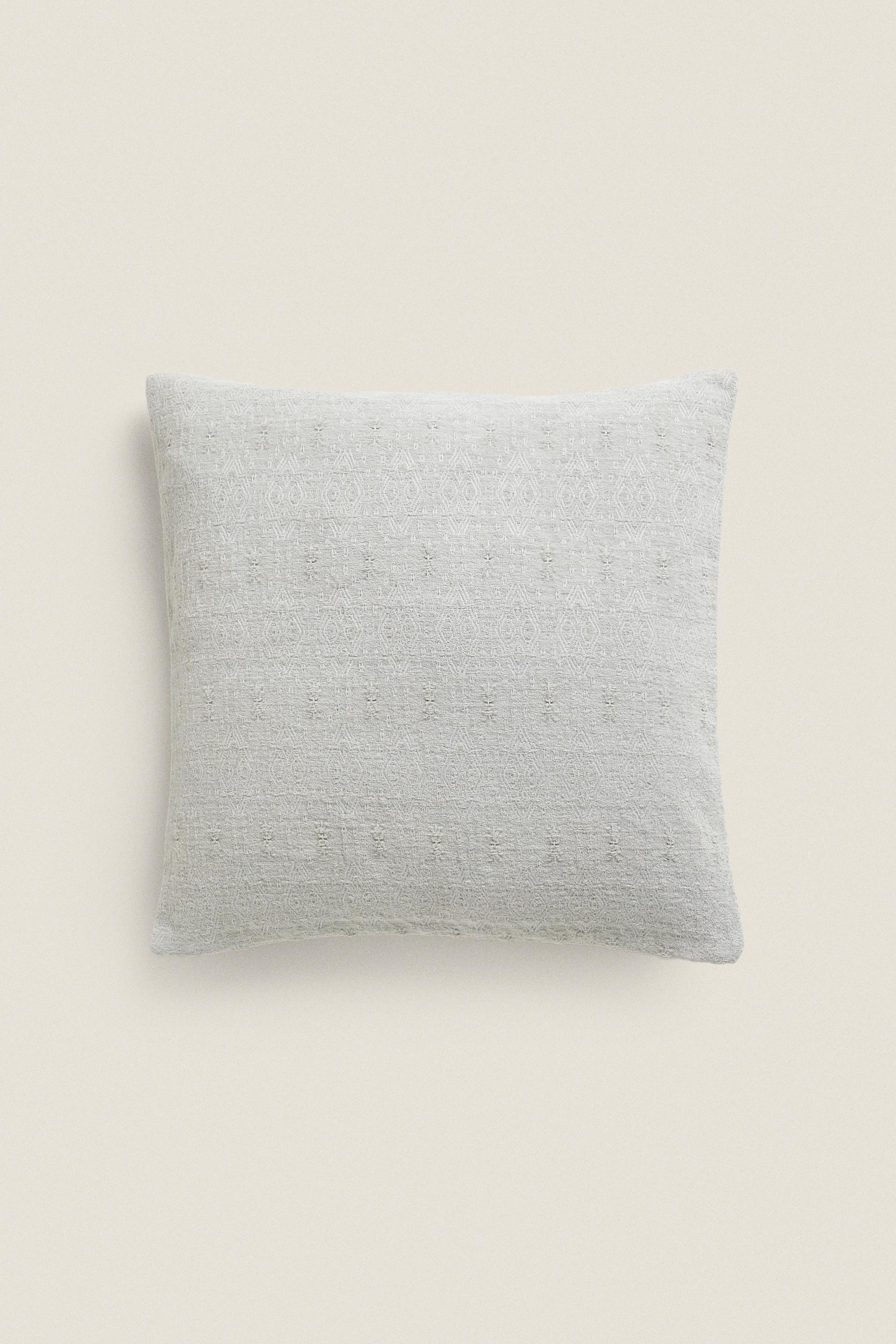 CHENILLE THROW PILLOW COVER Sage Green ZARA United States