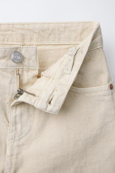RELAXED-BAGGY-JEANS - Cremefarben von Zara