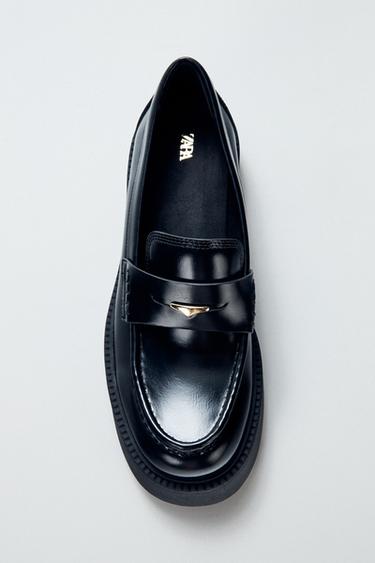 CHUNKY SOLE LOAFERS - Black by Zara