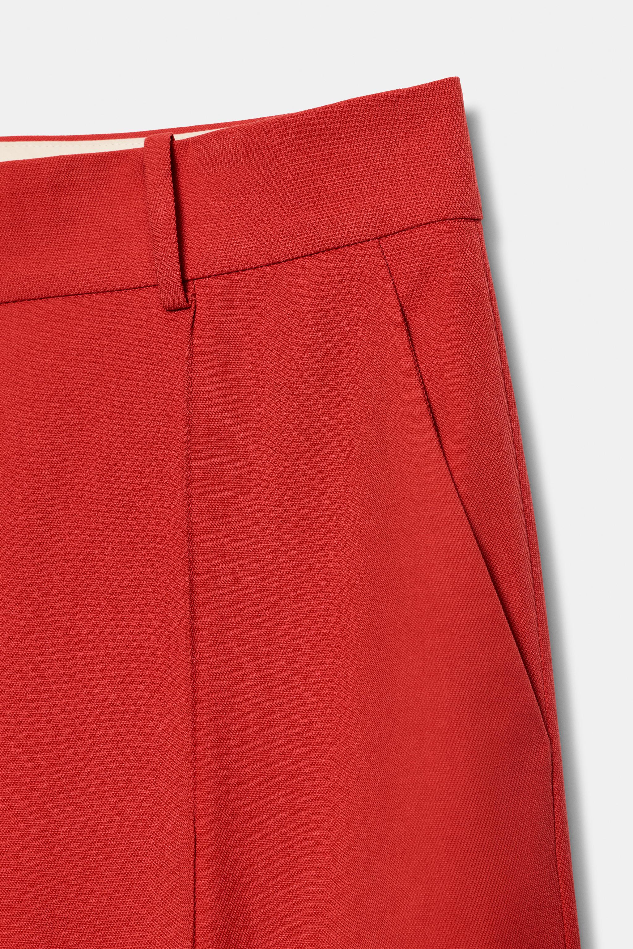 Zara ZW COLLECTION GENİŞ PAÇA PANTOLON görsel 7