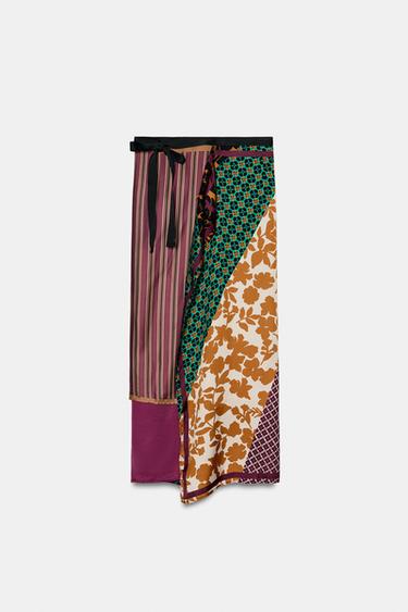 PAREO MOCADOR ESTAMPAT - Multicolor de Zara