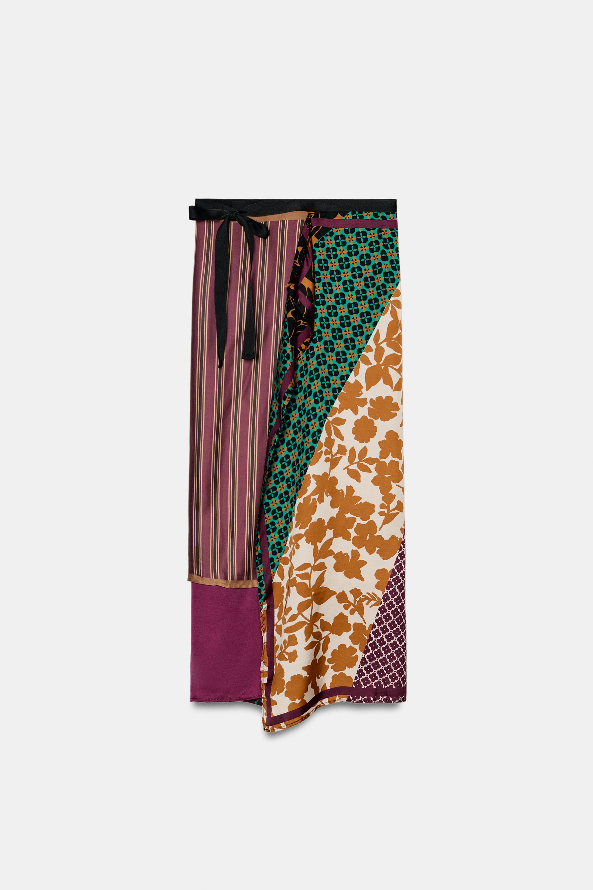 PARÉO-FOULARD À IMPRIMÉ
