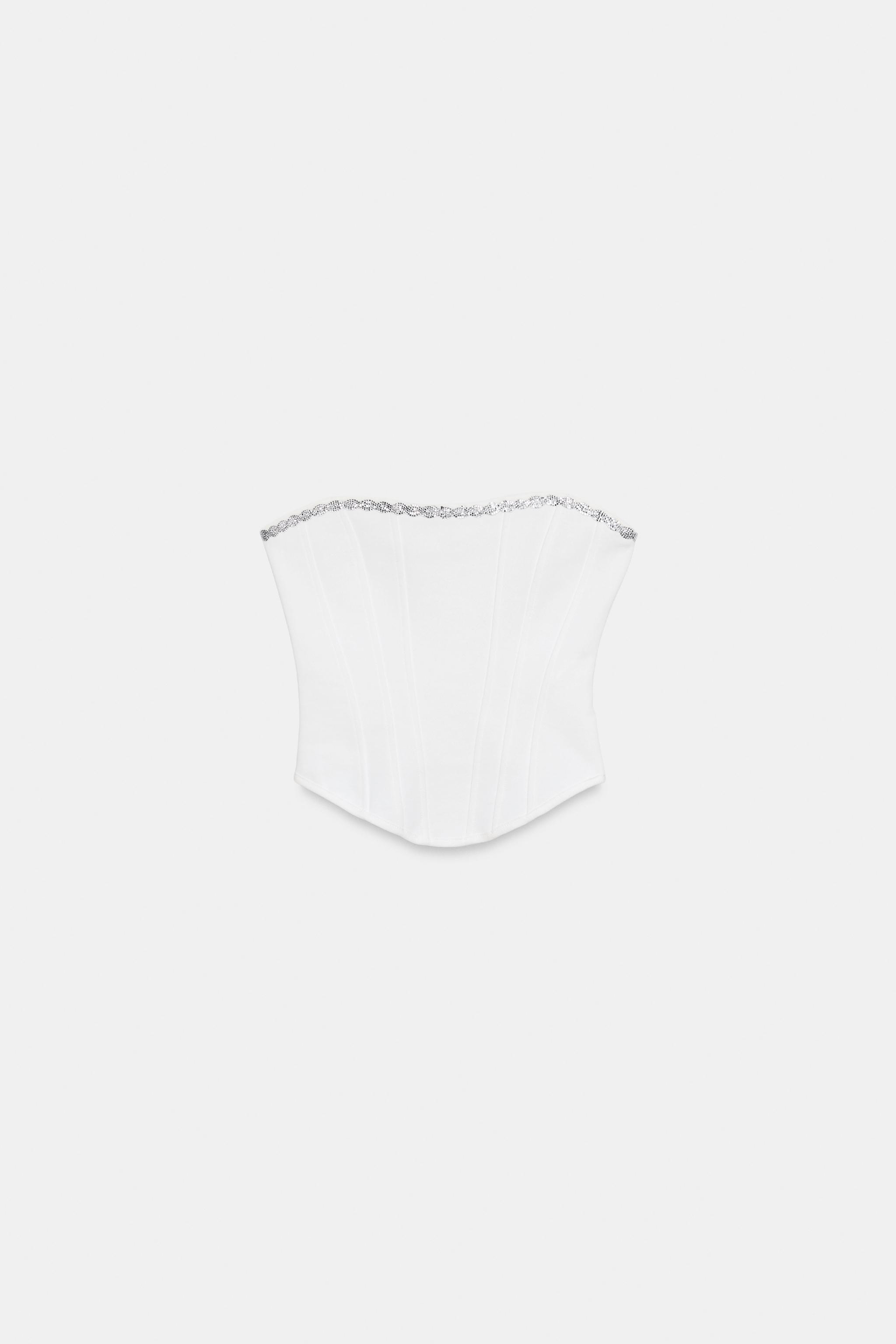 TOP CORSET STRETCH PAILLETÉ