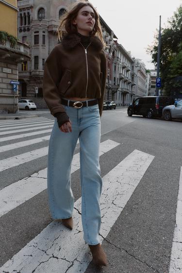 JEANS Z1975 WIDE LEG TIRO ALTO - Azul claro de Zara - Imagen 0