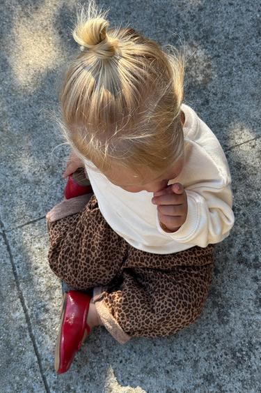 HEART SWEATSHIRT AND LEGGINGS SET - Light beige by Zara