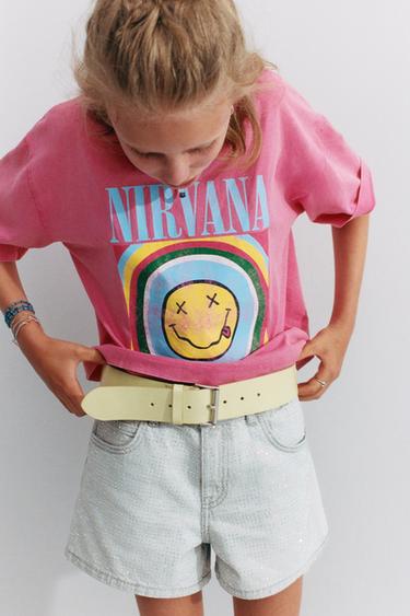 NIRVANA ® PRINT T-SHIRT - Pink by Zara