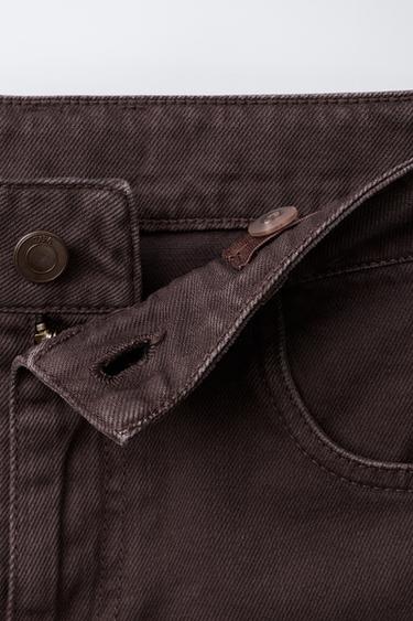 WIDE-LEG JEANS - Brown by Zara - Image 2
