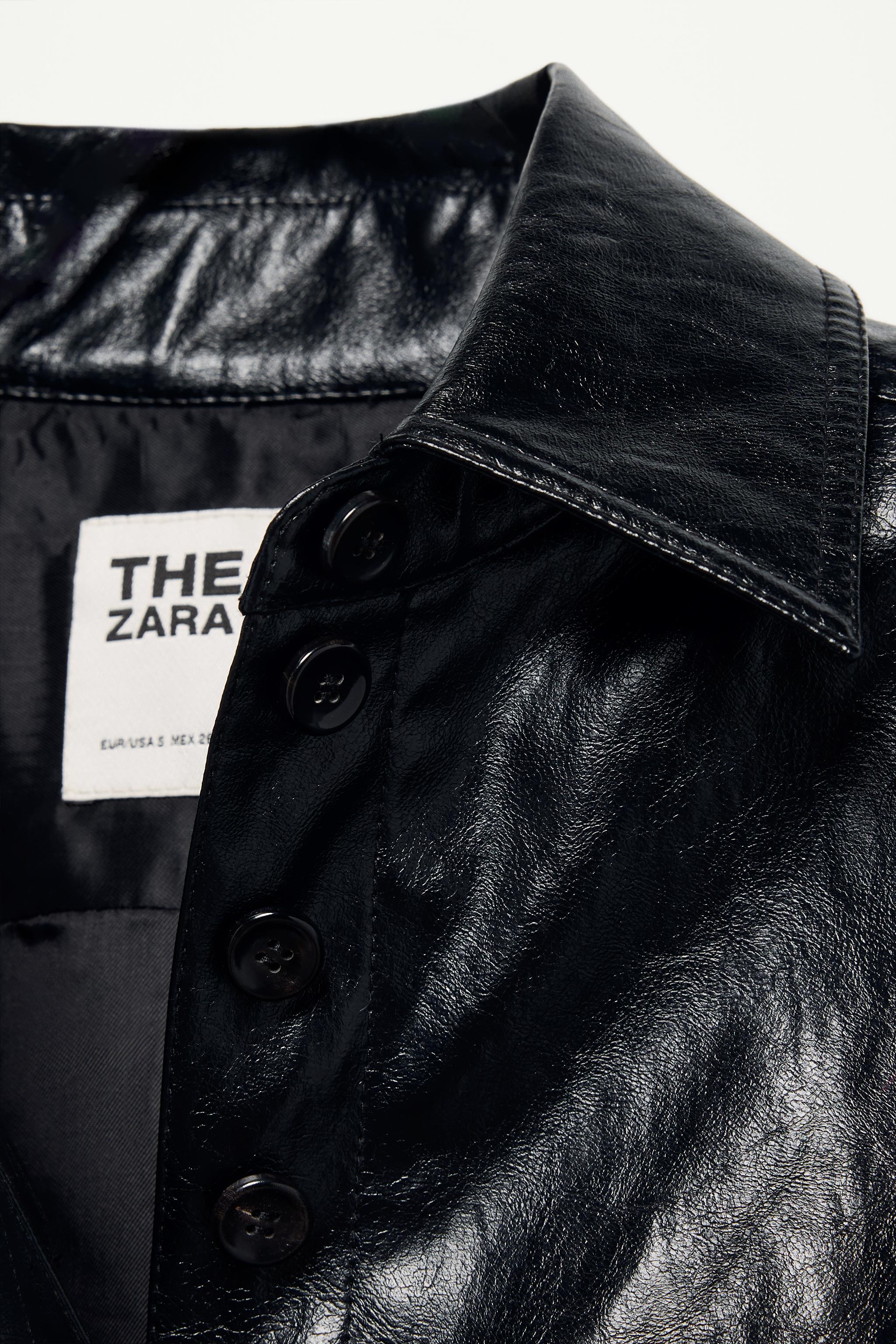 Zara PEPLUM FAUX LEATHER JACKET - THE ITEM ZARA WOMAN | Place Rosemère