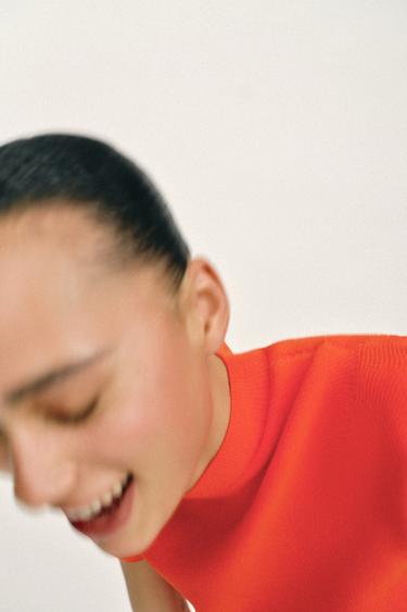 Z1975 CROPPED MID-RISE JEANS - White by Zara - Image 3