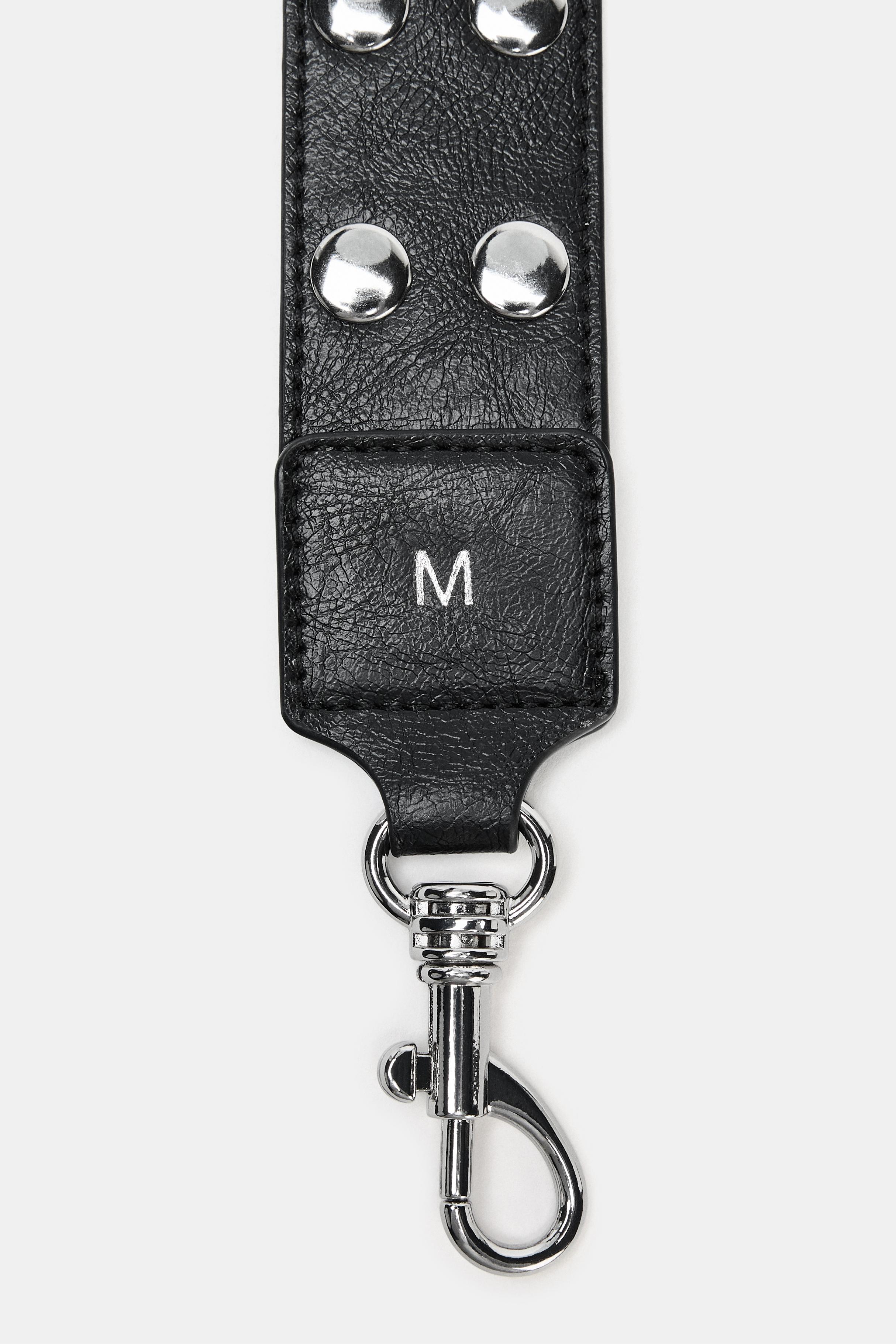 STUDDED CROSSBODY BAG STRAP