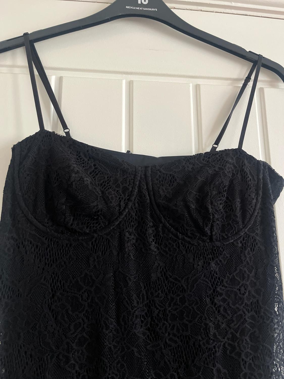 UNDERWIRE LACE MIDI DRESS - Image 3