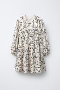 POLKA DOT PANEL DRESS