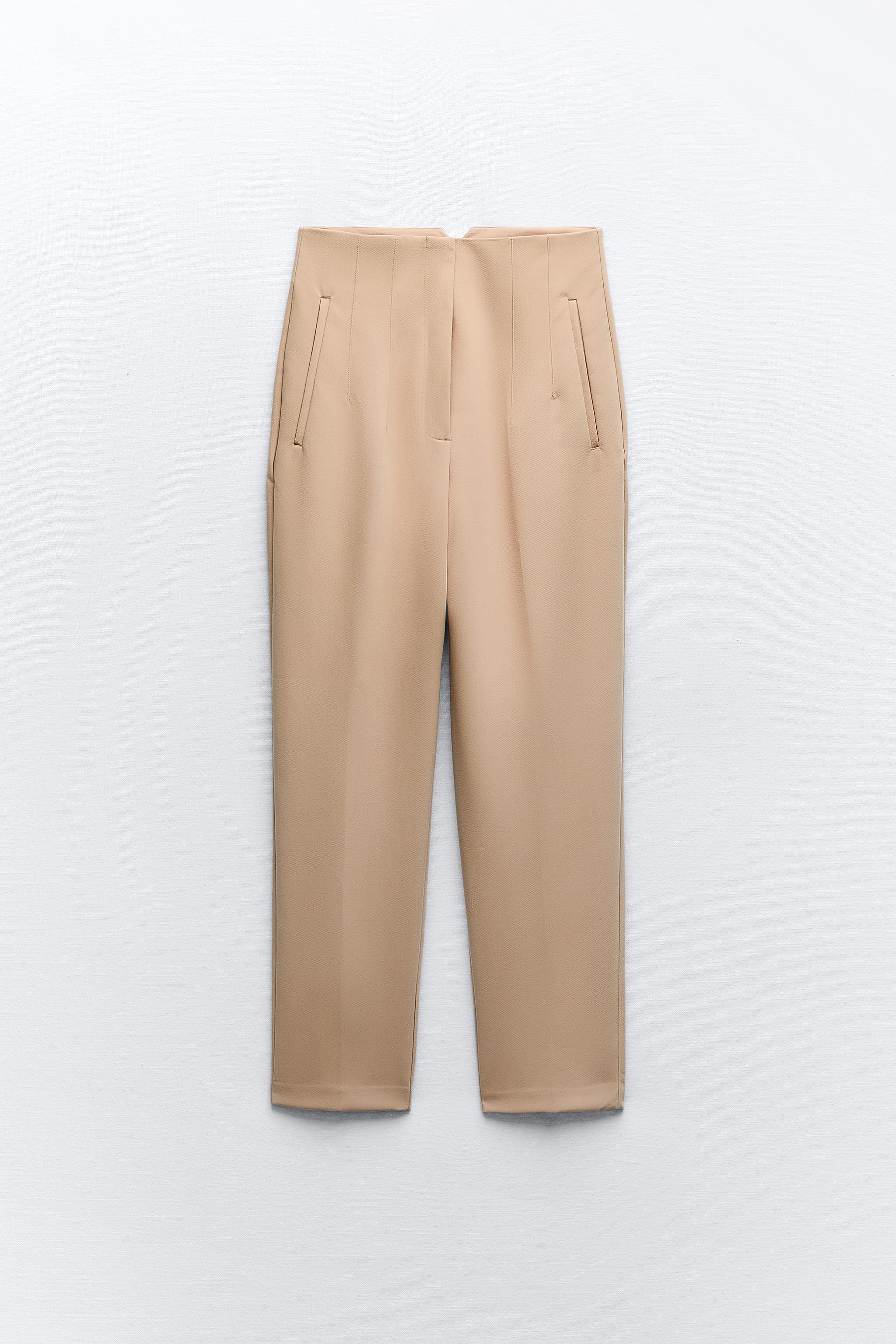 BN Zara High Waist Trousers with Lined Pants, Women's Fashion