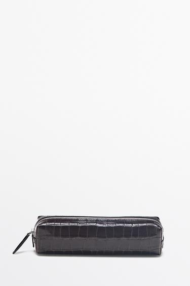 Zara Textured leather case - Brown - Image 0