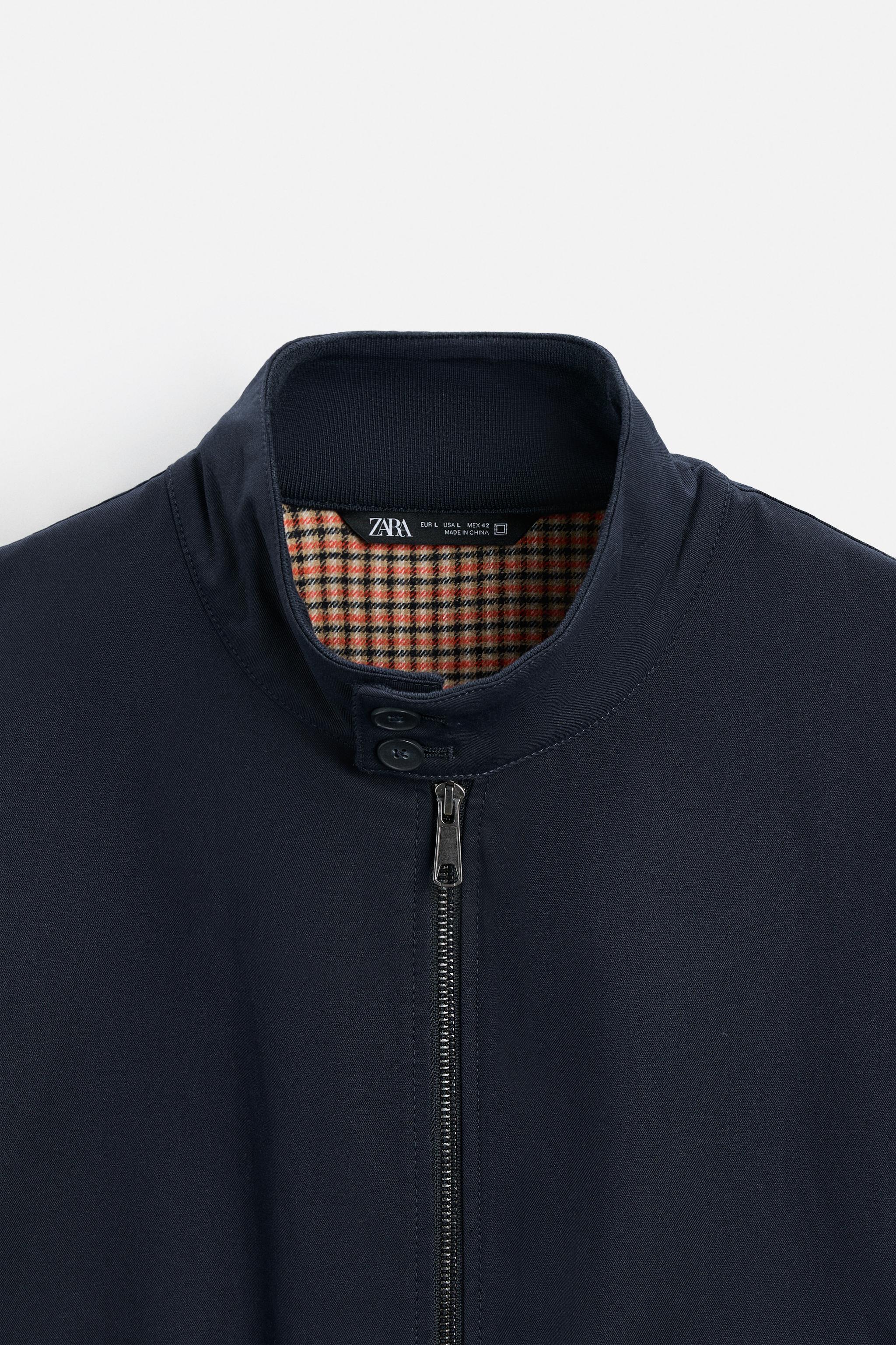 COTTON POCKET JACKET - Dark navy | ZARA Canada COTTON POCKET JACKET - Dark navy | ZARA Canada
