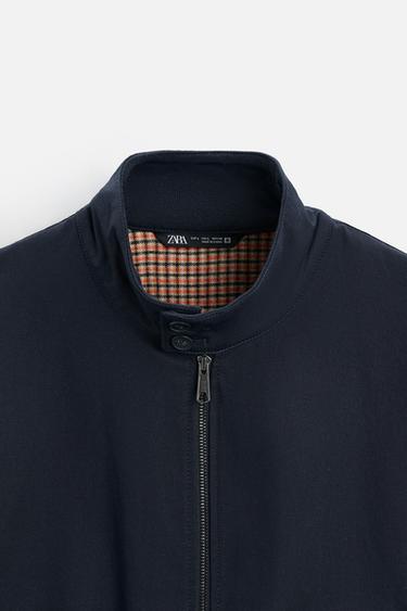 COTTON JACKET WITH POCKETS - Dark navy by Zara - Image 7