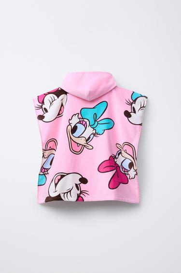 MINNIE MOUSE AND DAISY PRINTED TOWELLING PONCHO © DISNEY - Pink by Zara - Image 1