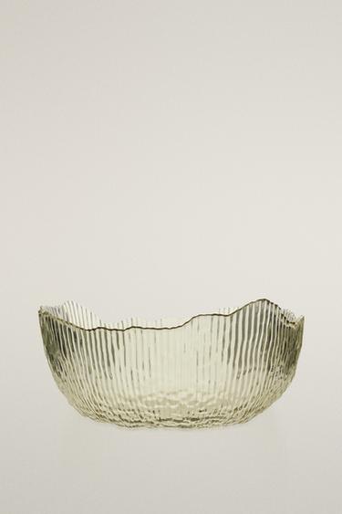 RAISED DESIGN SALAD BOWL — Green 1
