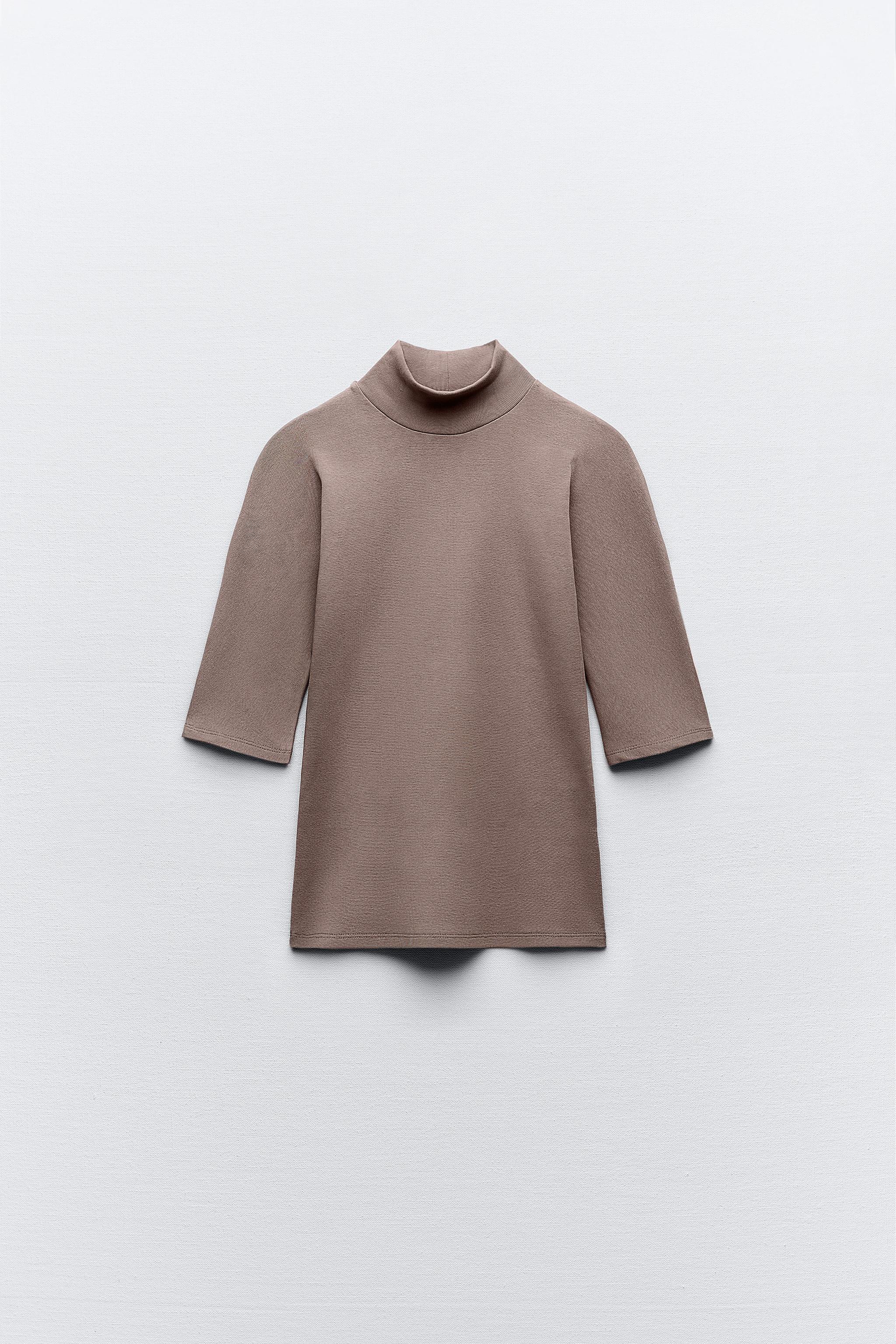 Zara turtleneck 2024 t shirt