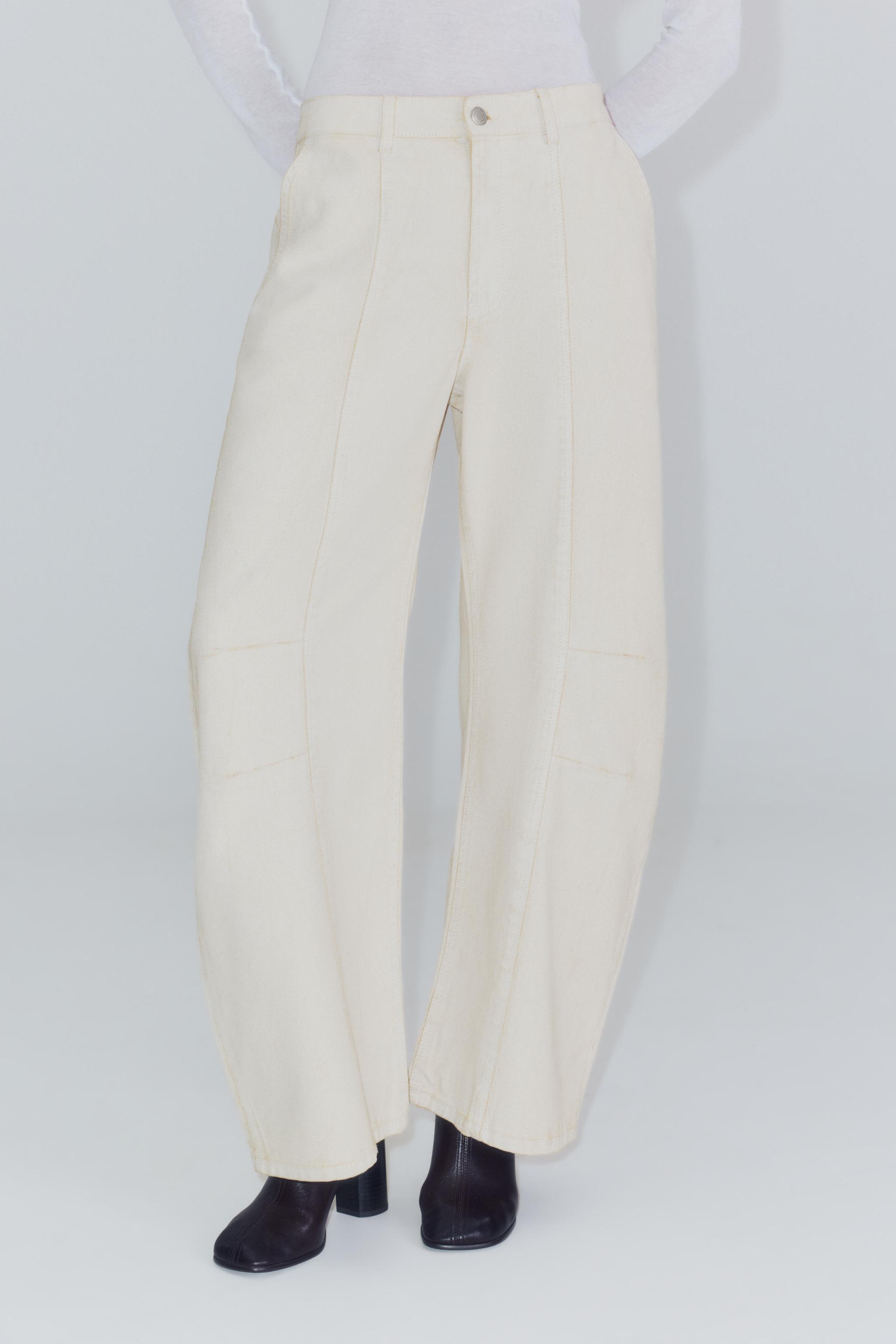 ZW COLLECTION WIDE-LEG MID-RISE JEANS