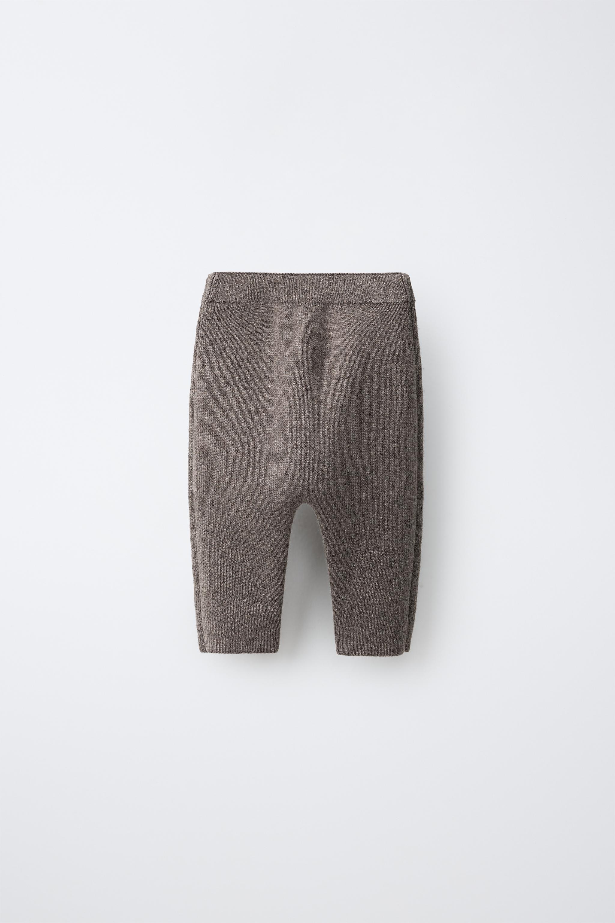 WOOL AND CASHMERE KNIT LEGGINGS