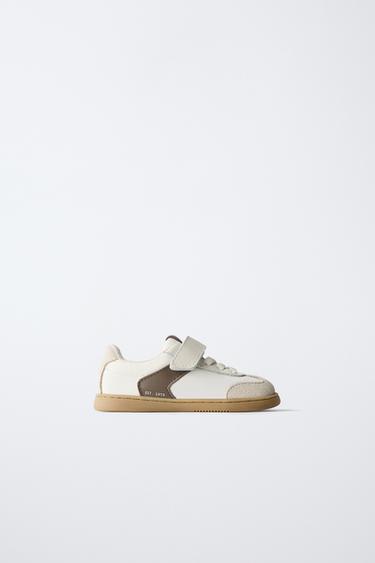Zara RETRO BAREFOOT SNEAKERS - White
