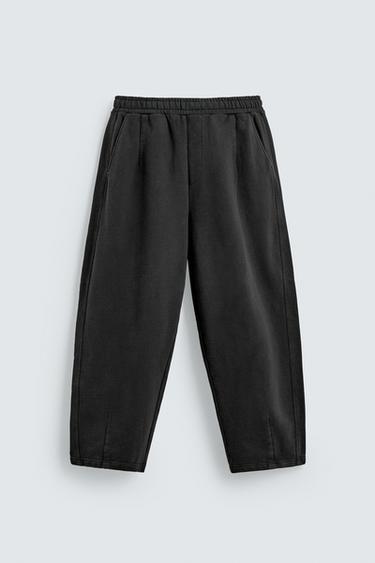 LIMITED EDITION FADED BALLOON FIT JOGGER TROUSERS - Dark anthracite by Zara
