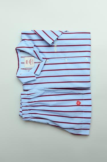 2-6 YEARS/ HÔTEL MAGIQUE © X ZARA STRIPED POPLIN PYJAMAS - striped by Zara