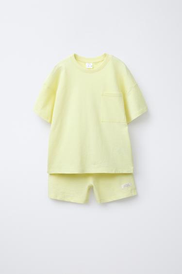 6-14 YEARS/ PLAIN PYJAMAS - Yellow by Zara