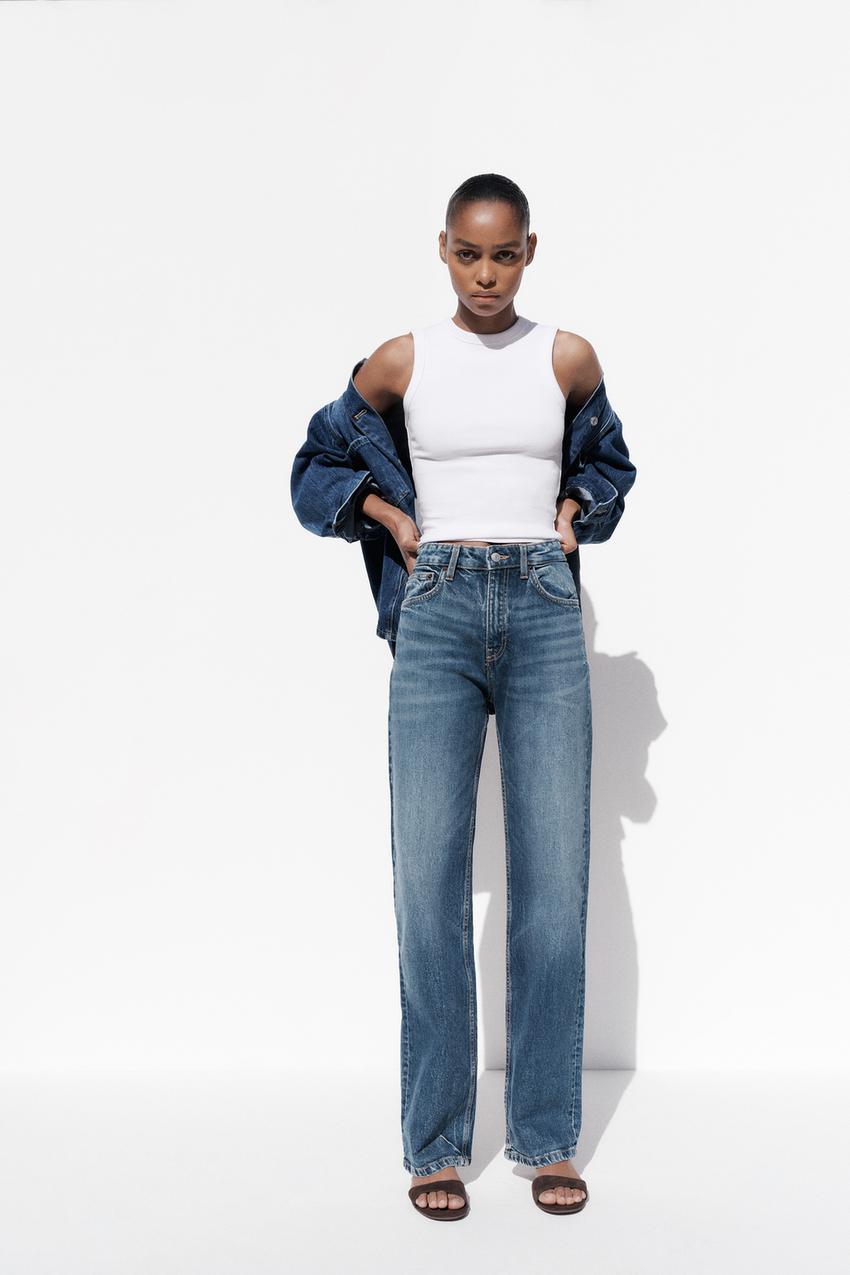 TRF MOM FIT HIGH-WAIST JEANS
