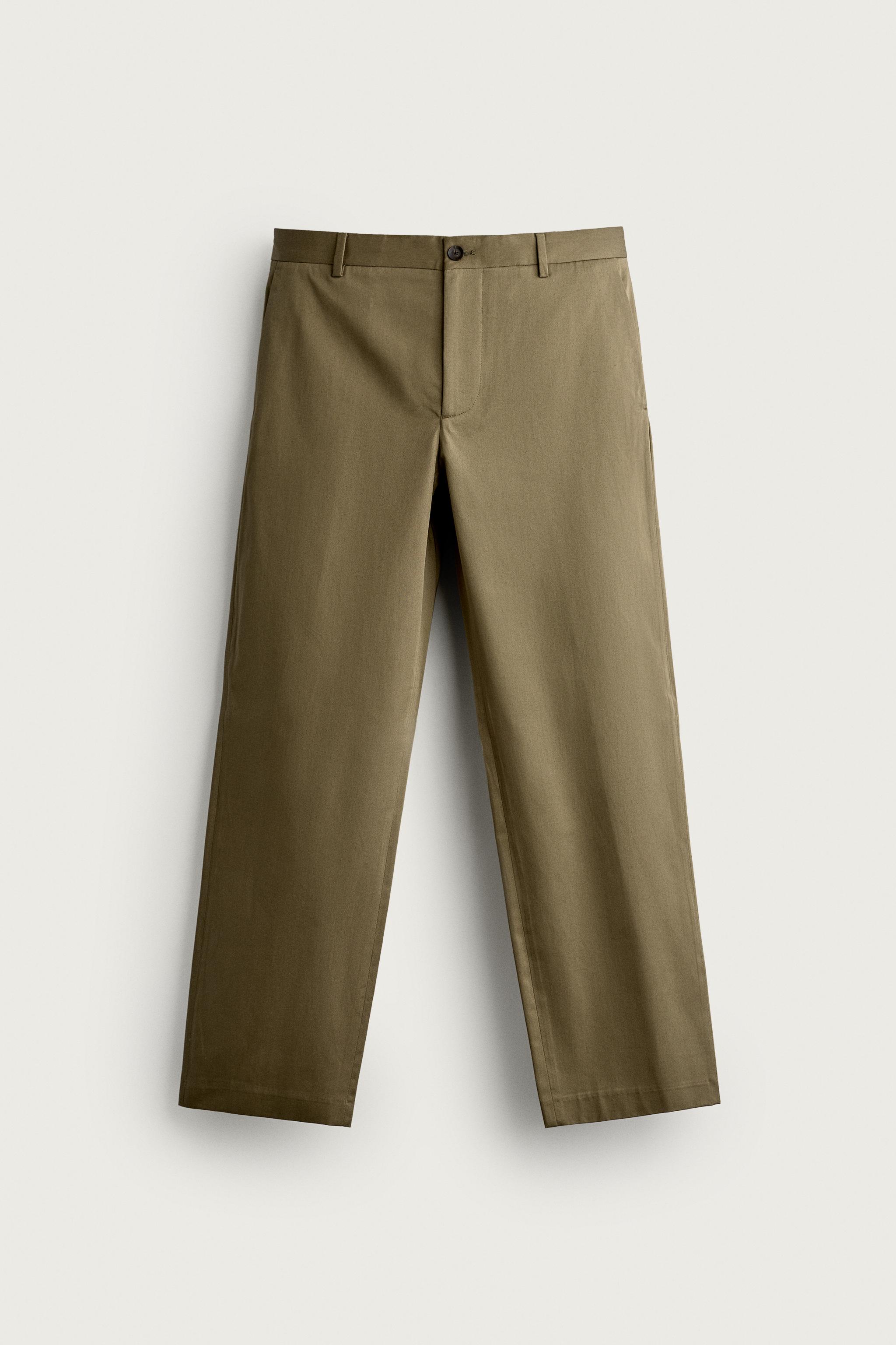 Zara STRAIGHT FIT PANTOLON görsel 6