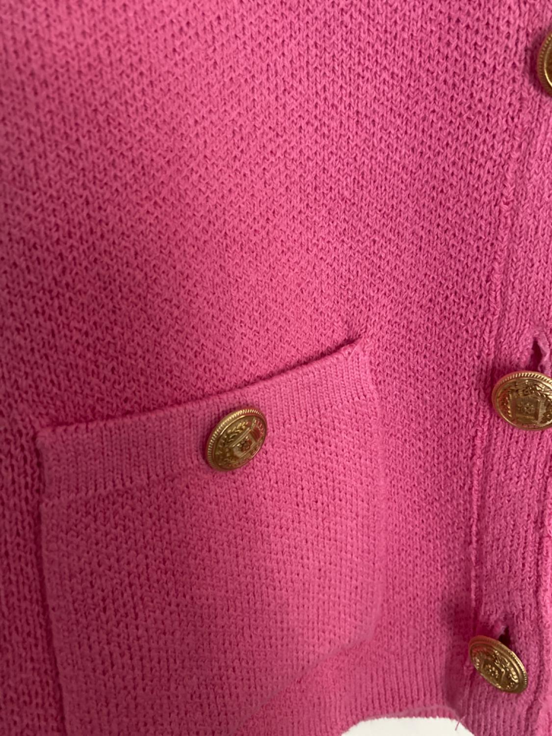 PLAIN KNIT CARDIGAN - Image 2