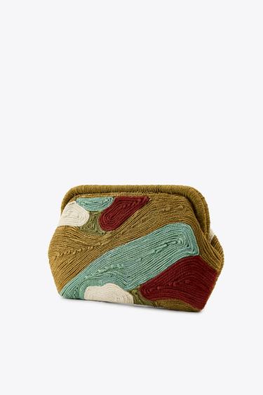 MULTICOLOURED RECTANGULAR BAG - Khaki by Zara - Image 2