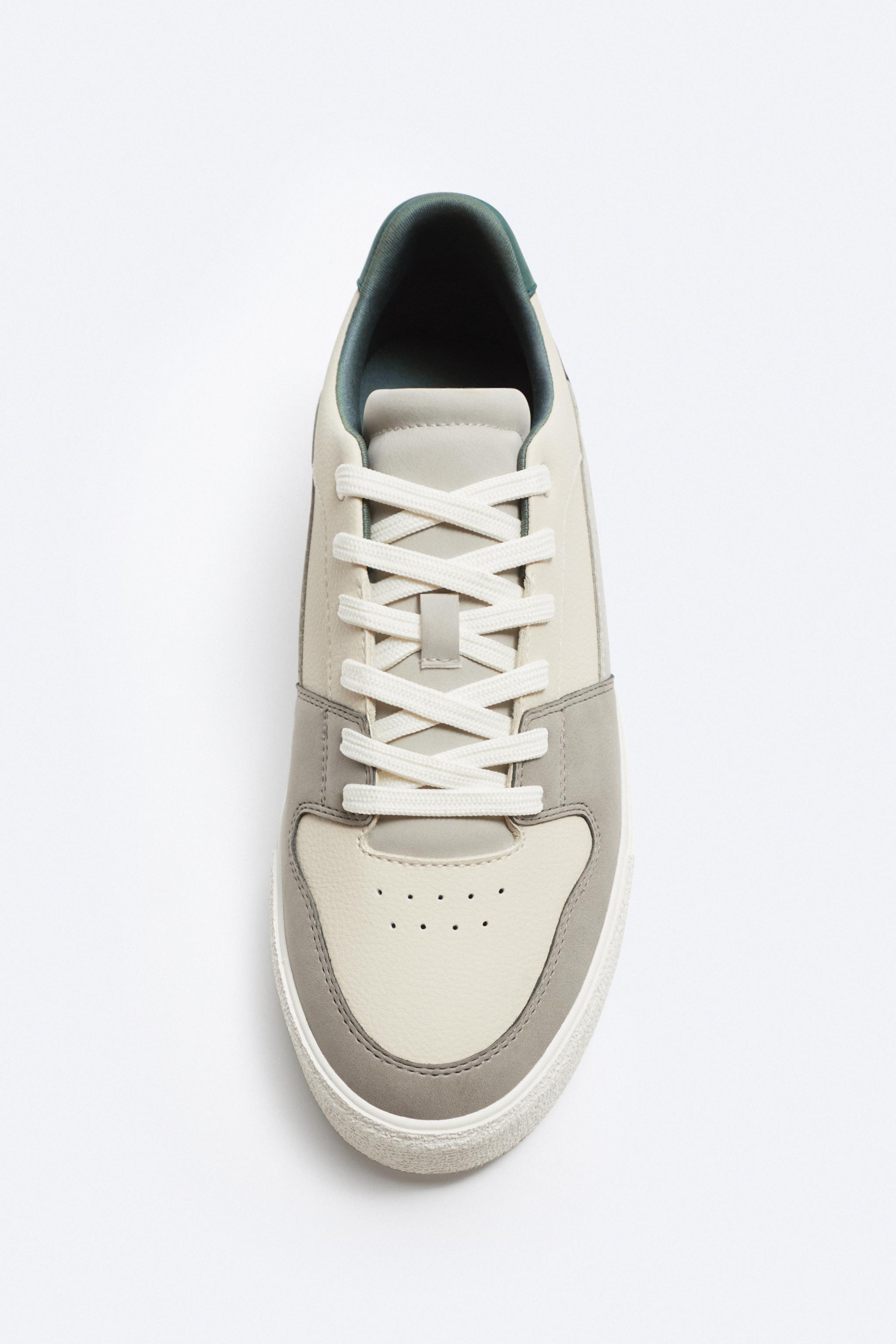 Two tone sneakers on sale zara