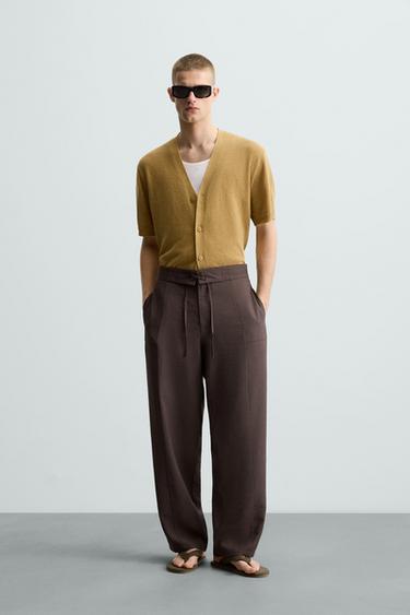 SHORT SLEEVE CARDIGAN - Yellow by Zara - Image 0