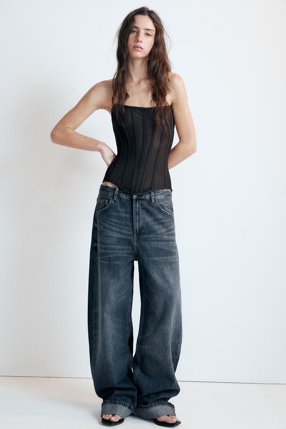 TOP CORSETERO PALABRA DE HONOR - Negro de Zara - Imagen 0