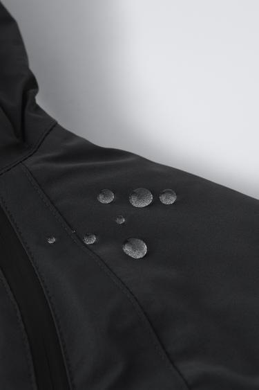 WATER-REPELLENT AND WINDPROOF RECCO® SYSTEM KANGAROO JACKET - SKI COLLECTION - Black by Zara - Image 13