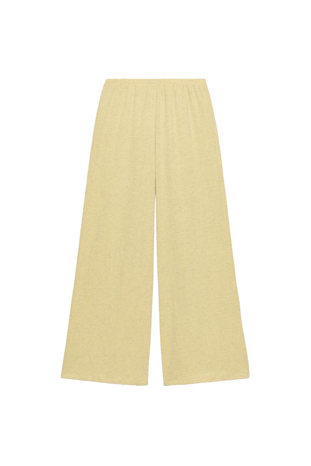 TEXTURED STRAIGHT LEG PANTS - image 3