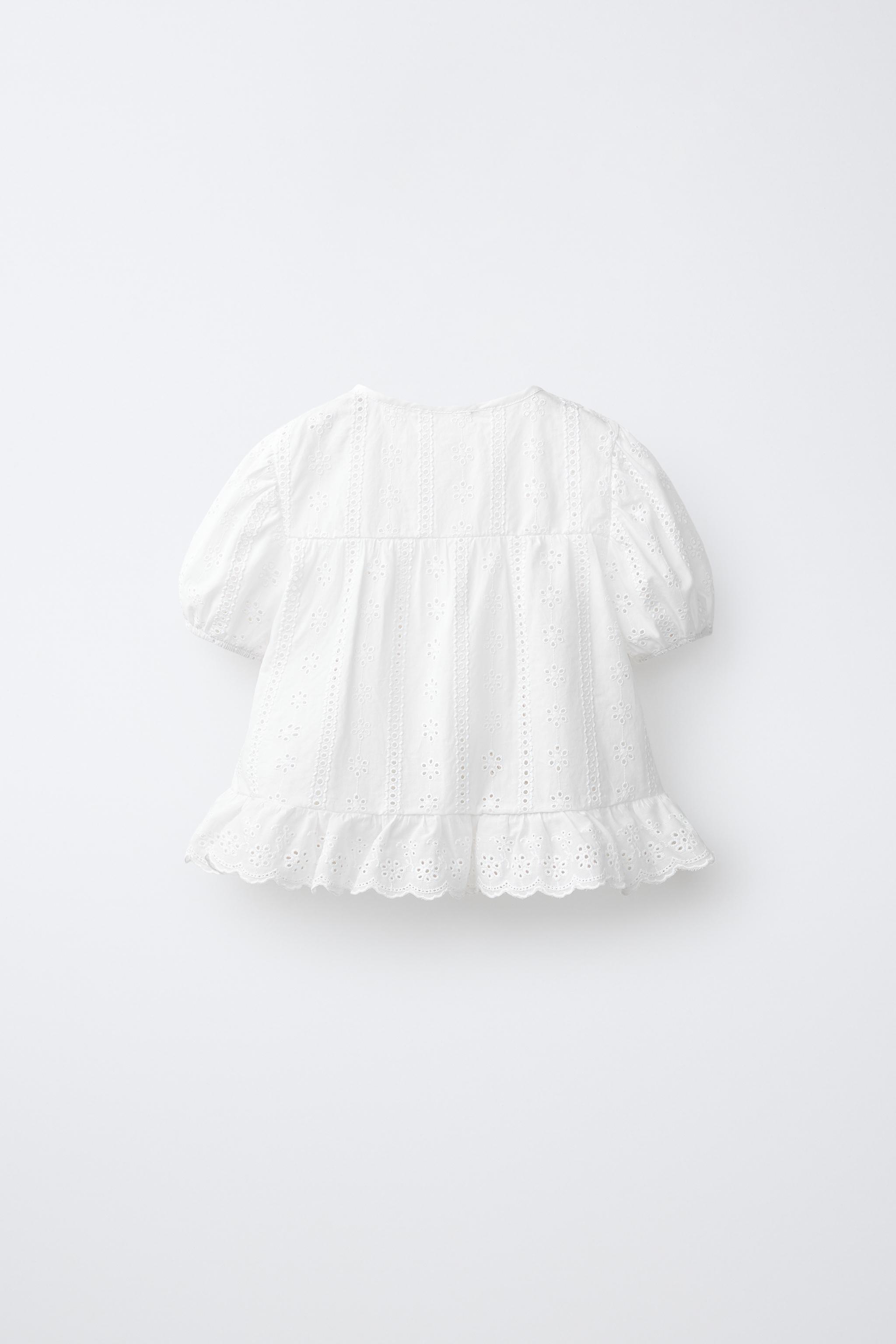 EMBROIDERED ROMANTIC SHIRT — White (alternate view)