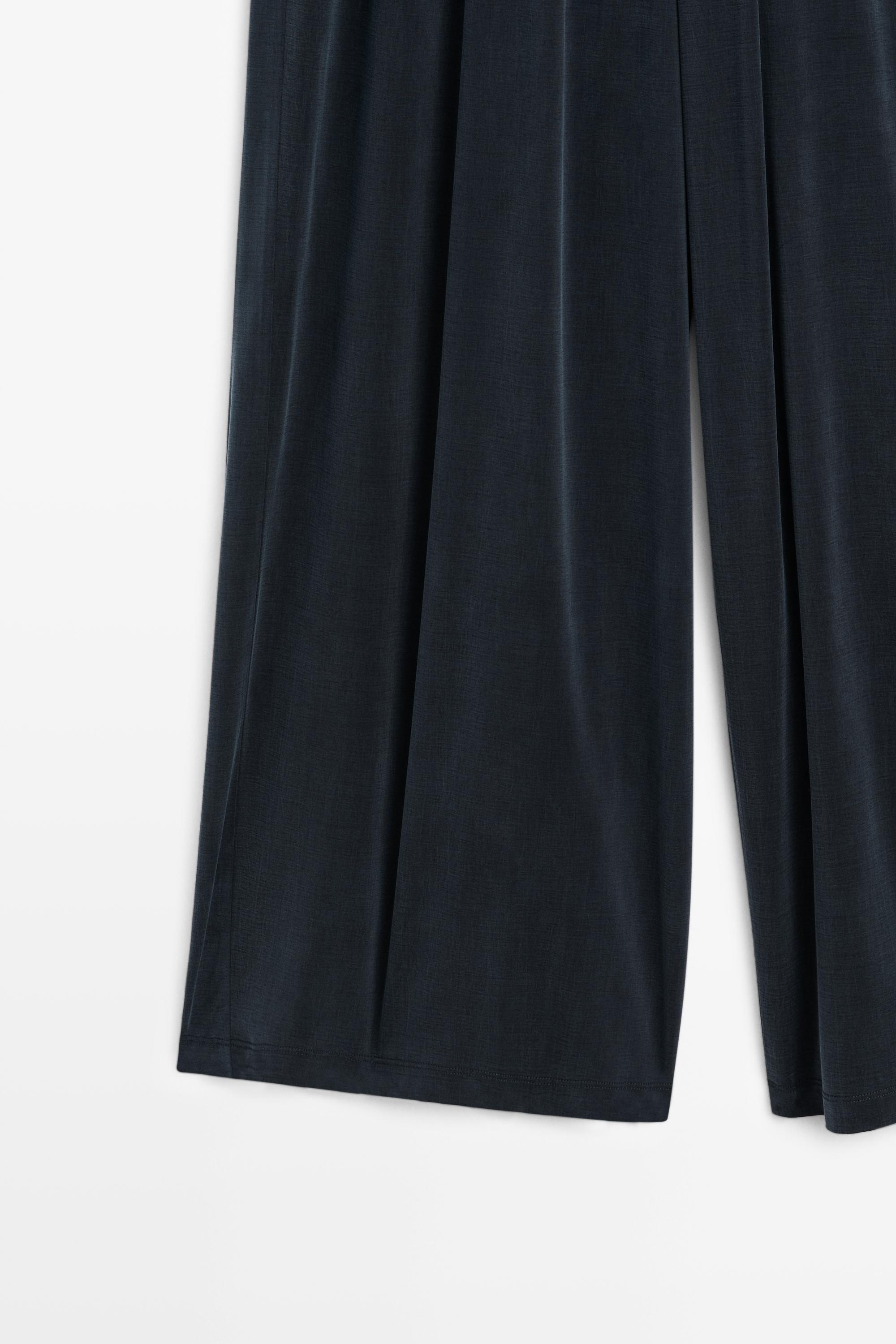 Pantalon large fluide plissé - STUDIO