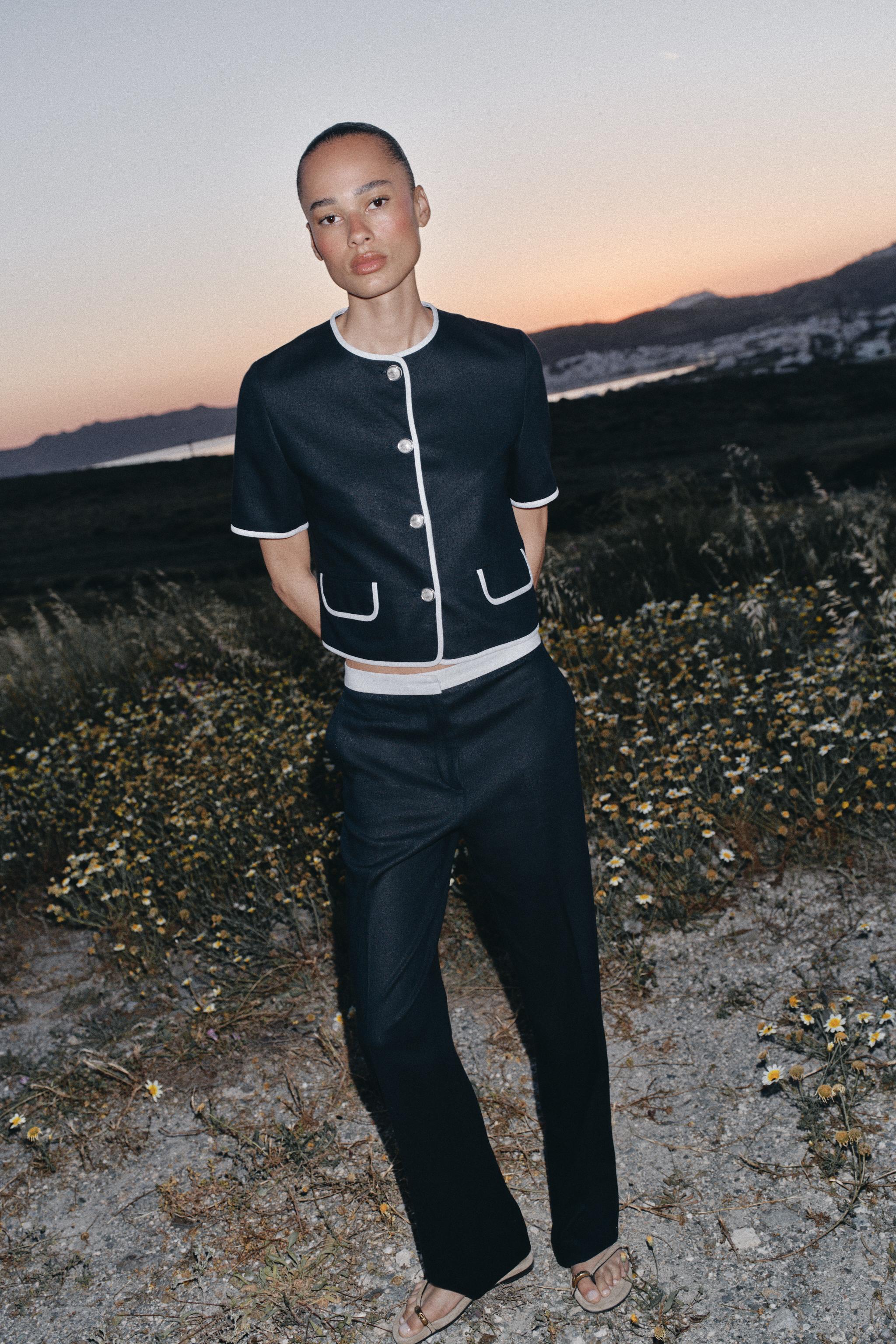ZARA ネイビー　セットアップ XL ブルー & ネイビースーツ | メンズ | ZARA 日本