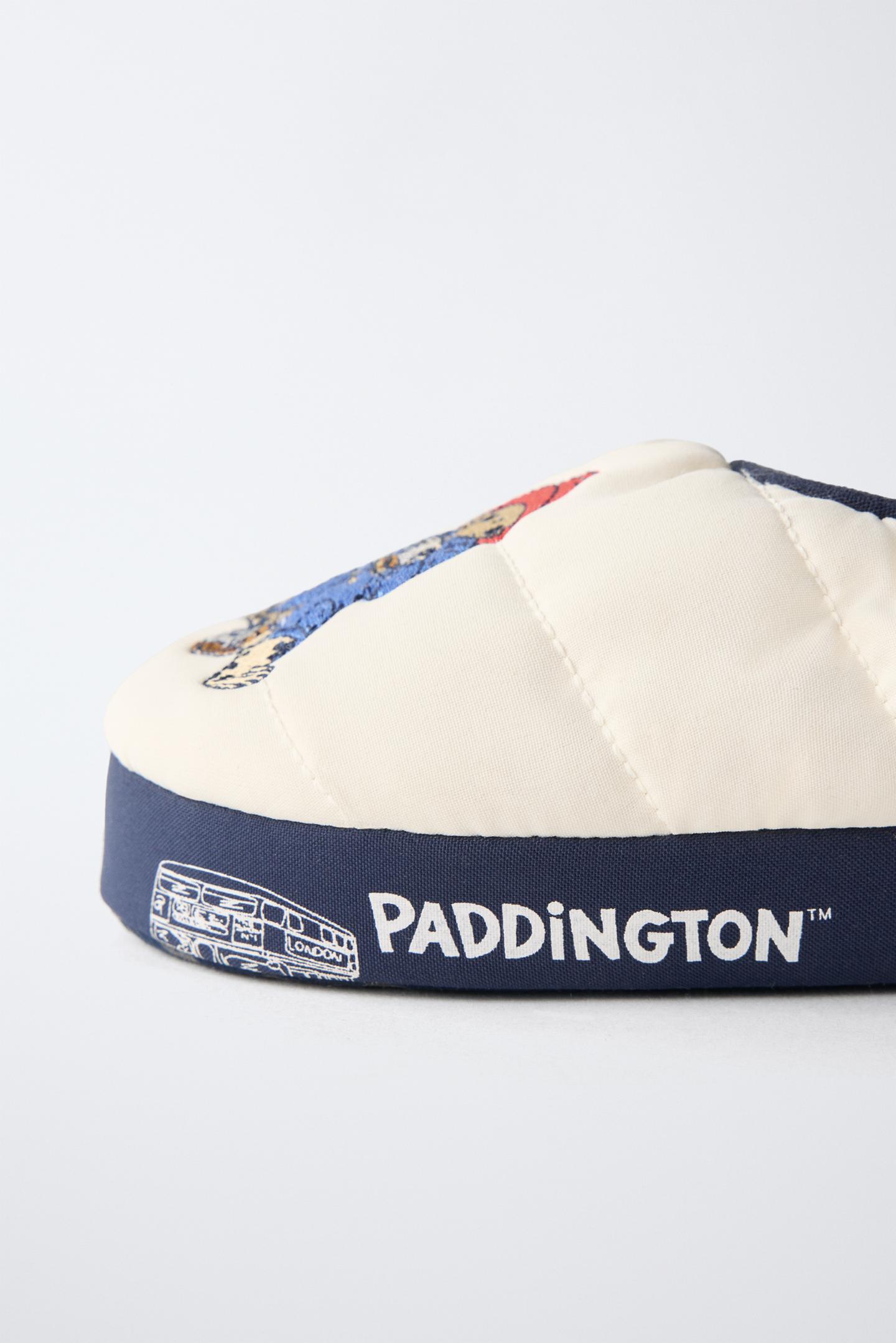 Детские тапочки Zara Paddington™ Padded, цвет: Белый — фото 6