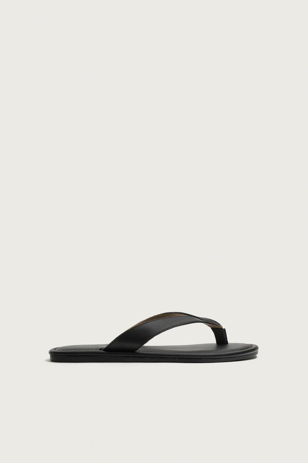 LEATHER STRAP SANDALS