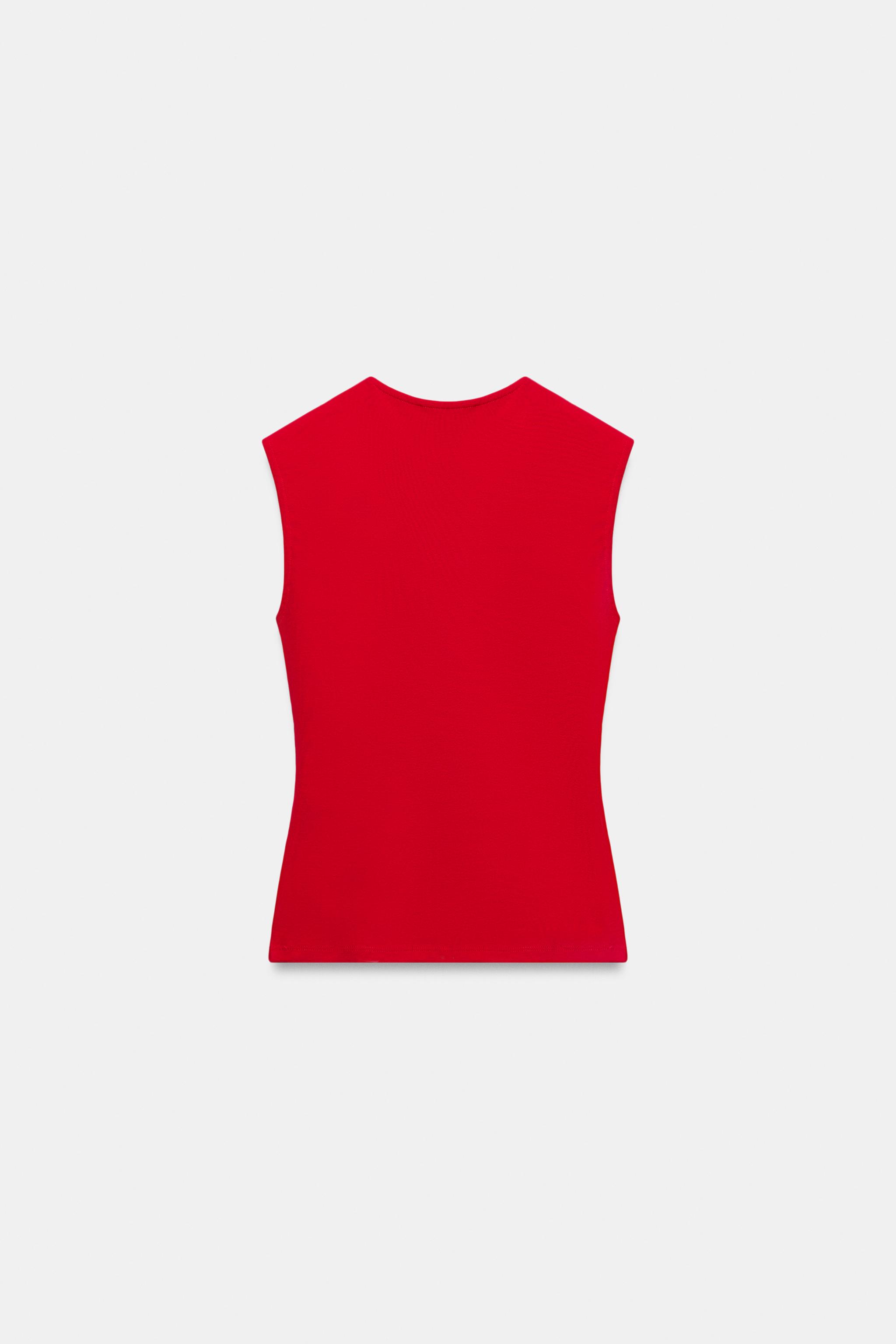 Zara KOLSUZ T-SHIRT görsel 6